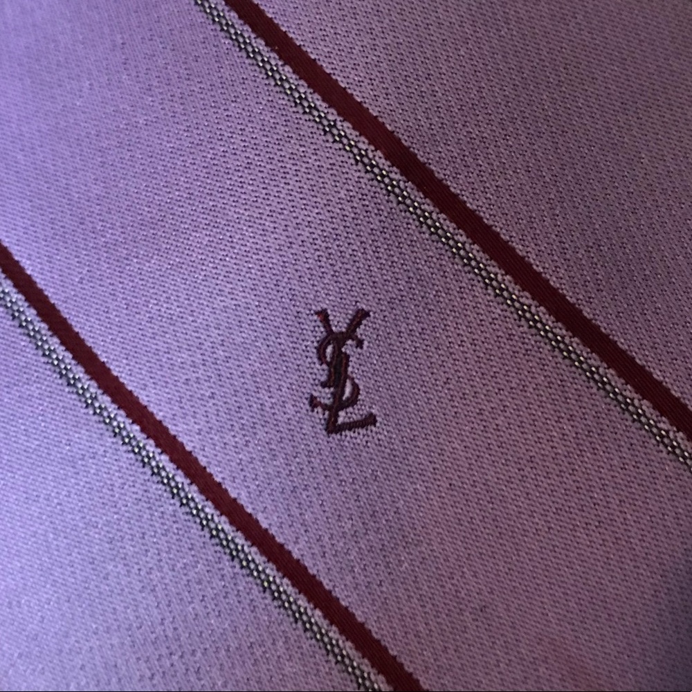 YSL Purple neck tie